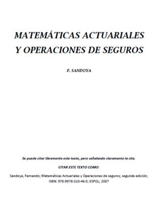 MATEMÁTICAS ACTUARIALES Y OPERACIONES DE SEGUROS